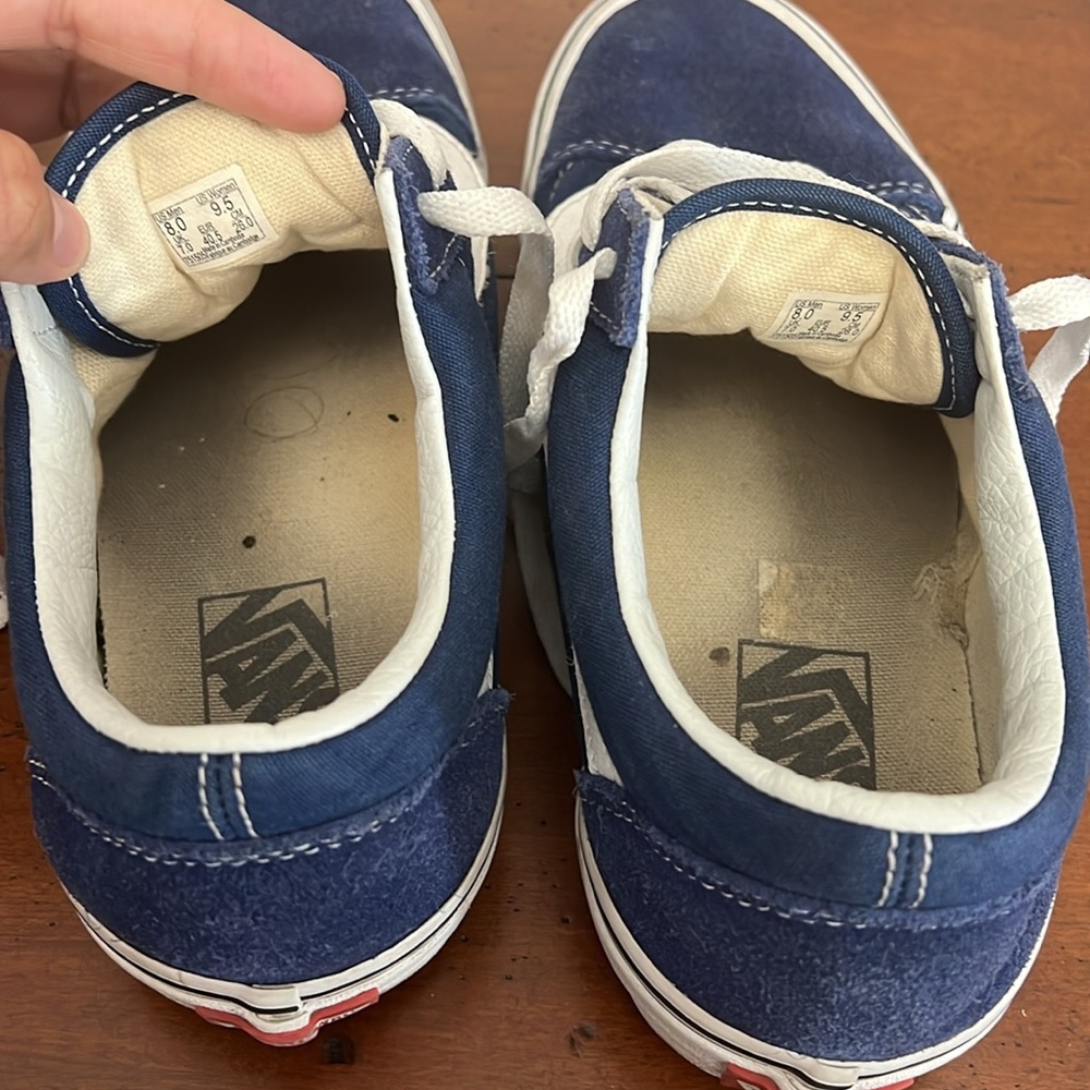 Navy Blue Size 9.5 Women’s Vans - Picture 6 of 6